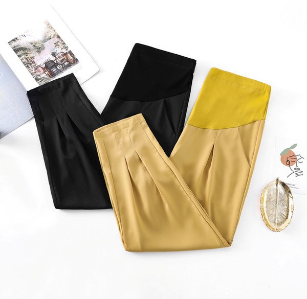 Γυναικείο casual παντελόνι ίσιο μοντέλο για έγκυες γυναίκες