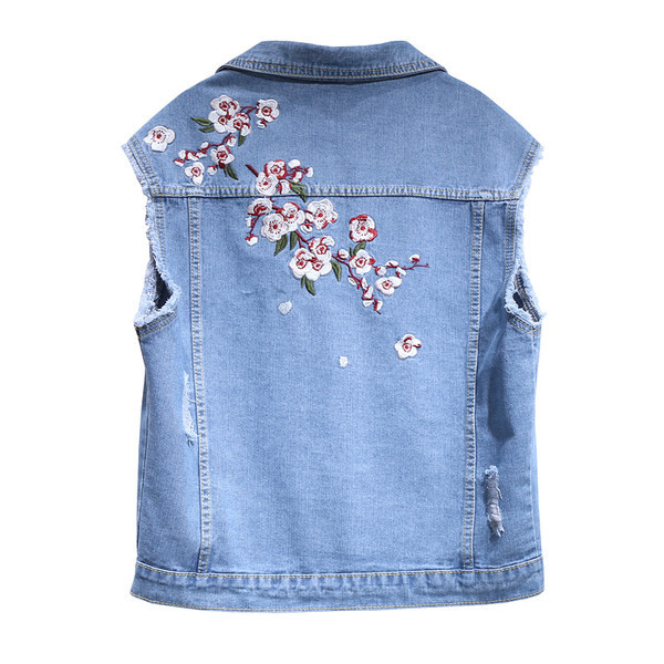 Moderni traper prsluk s vezom i gumbima