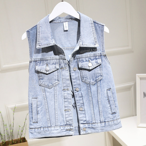 Moderni traper prsluk s džepovima i gumbima