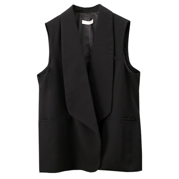 Γυναικείο γιλέκο μοντέρνο με τσέπες σε τρία χρώματα