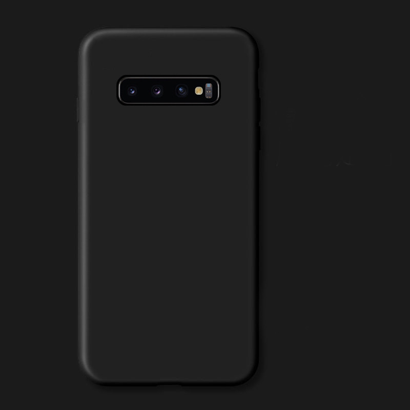 Husă din silicon pentru femei de culoare uni pentru Samsung S10