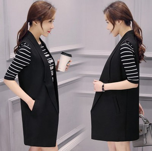 Νέο μοντέλο μακρύ γιλέκο με τσέπες