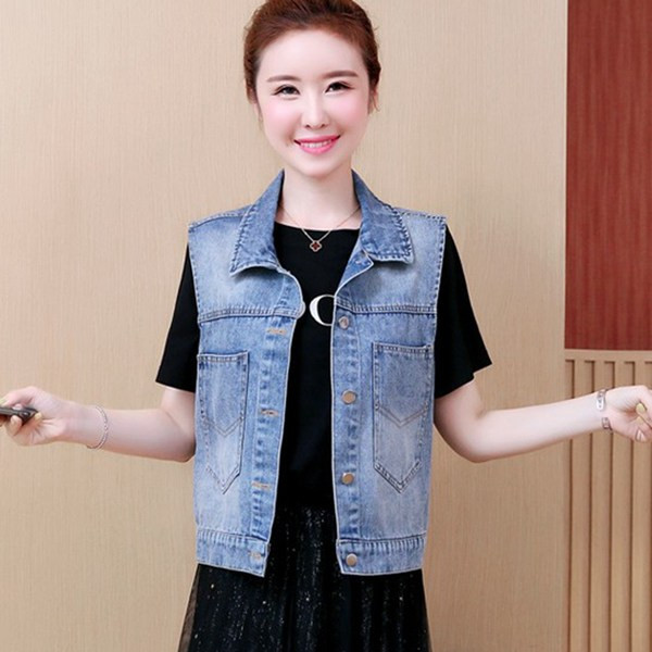 Γυναικείο μοντέρνο γιλέκο με απλικέ