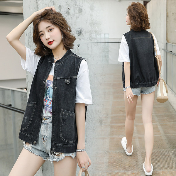 Καθημερινό γιλέκο με τσέπες και κουμπιά