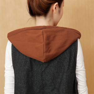 Traper prsluk s kapuljačom i vezicama u četiri boje