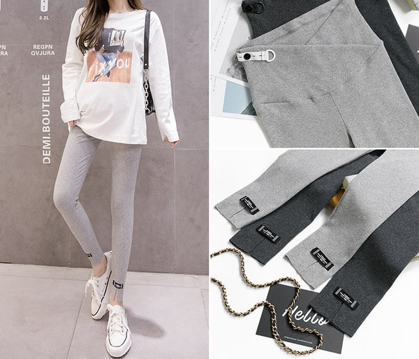 Ženski aktualni jednobojni model na klin za trudnice