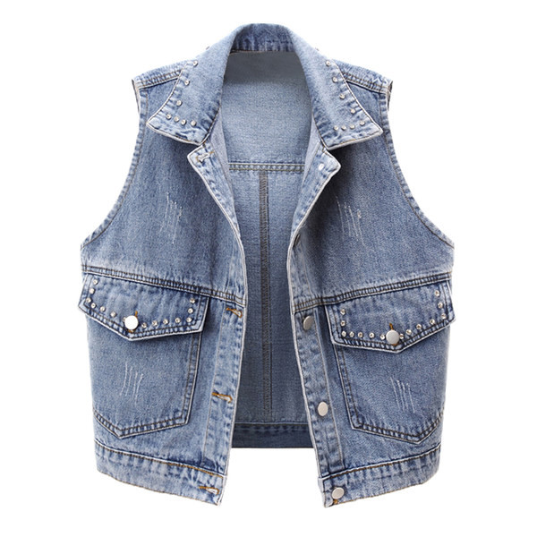 Traper prsluk s gumbima i kamenčićima