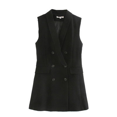 Elegantne liibuv vest kaherealise kinnitusega