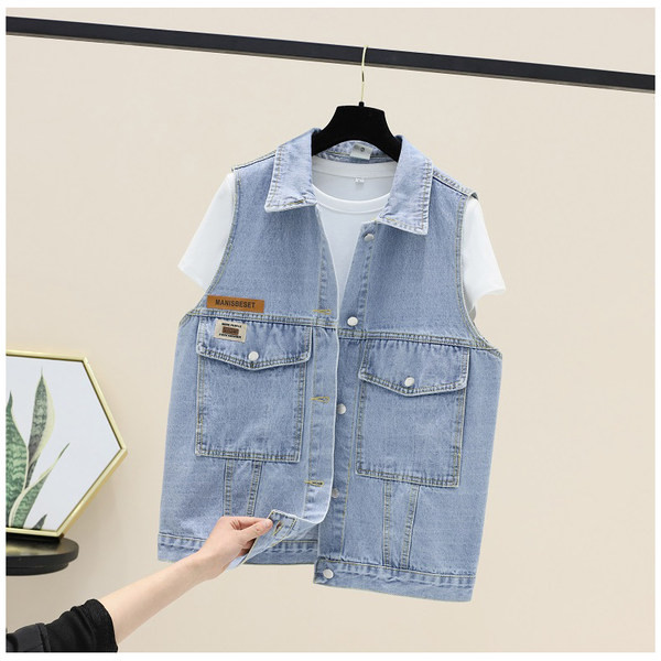 Γιλέκο μοντέρνο γυναικείο τζιν - διάφορα μοντέλα