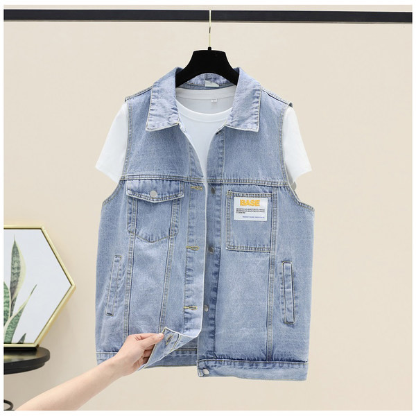 Γιλέκο μοντέρνο γυναικείο τζιν - διάφορα μοντέλα