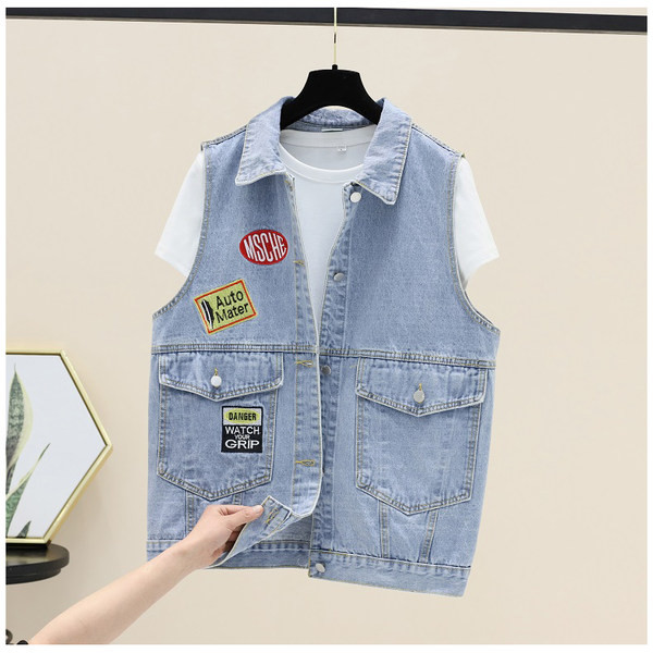 Γιλέκο μοντέρνο γυναικείο τζιν - διάφορα μοντέλα