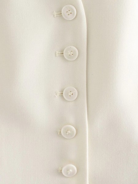 Γυναικείο γιλέκο με κουμπιά και απομιμήσεις τσέπες