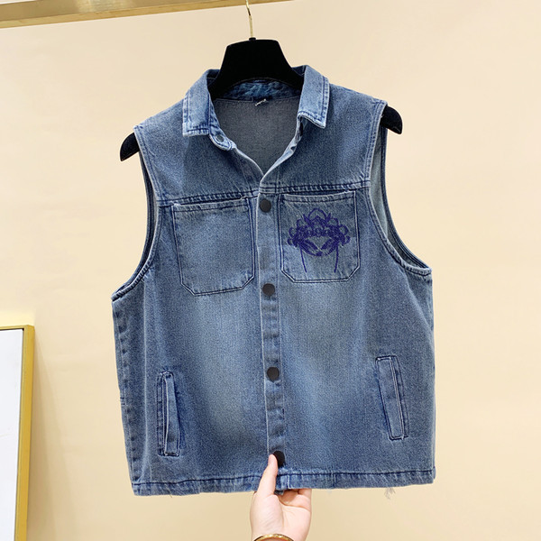 Moderni traper prsluk s džepovima