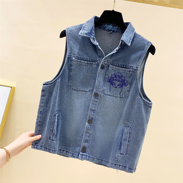 Moderni traper prsluk s džepovima