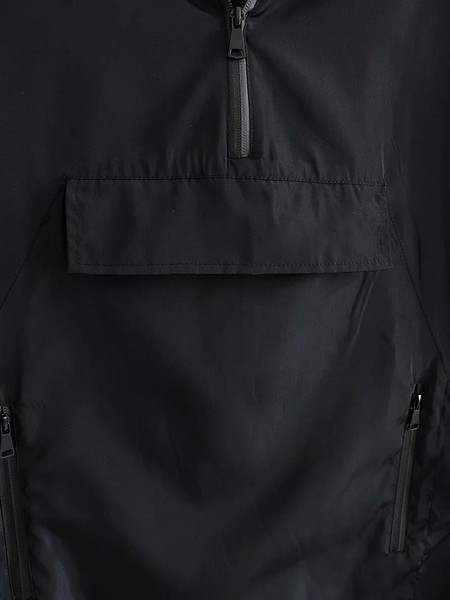 Αθλητικό και καθημερινό γιλέκο με τσέπη και κουκούλα