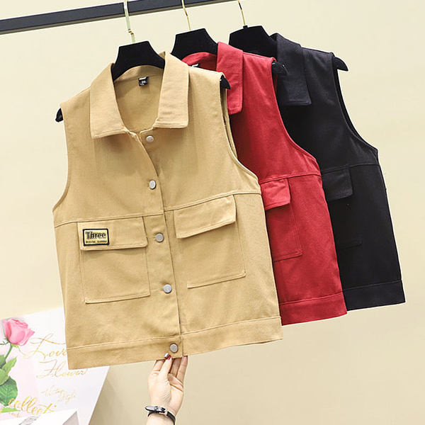 Svakodnevni ženski prsluk na gumbe - dva modela