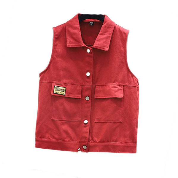 Svakodnevni ženski prsluk na gumbe - dva modela