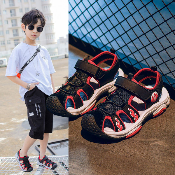 Dječje sandale za dječake i naljepnice - dva modela