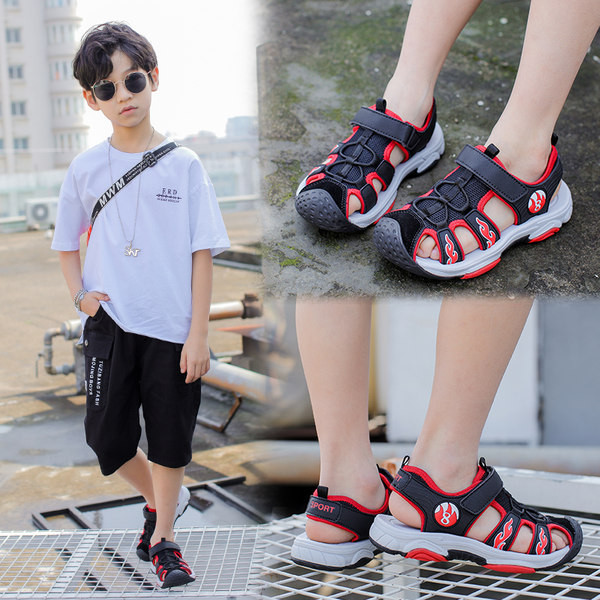 Dječje sandale za dječake i naljepnice - dva modela