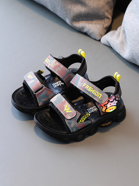 Dječje casual sandale sa naljepnicama u tri boje