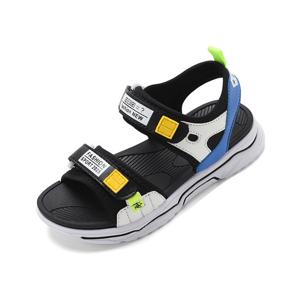 Παιδικά σανδάλια με velcro και επίπεδη σόλα