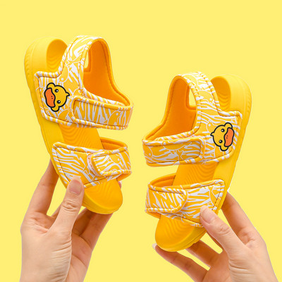 Παιδικά σανδάλια με velcro και απλικέ