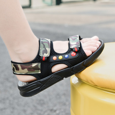 Dječje casual sandale sa naljepnicama i natpisom