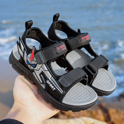 Dječje casual sandale sa naljepnicama i natpisom