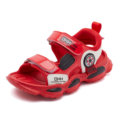 Ležerne dječje sandale s naljepnicama za dječake