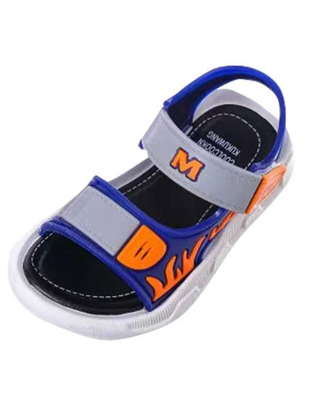 Dječje sandale sa zakrpama i ravnim potplatom - za dječake