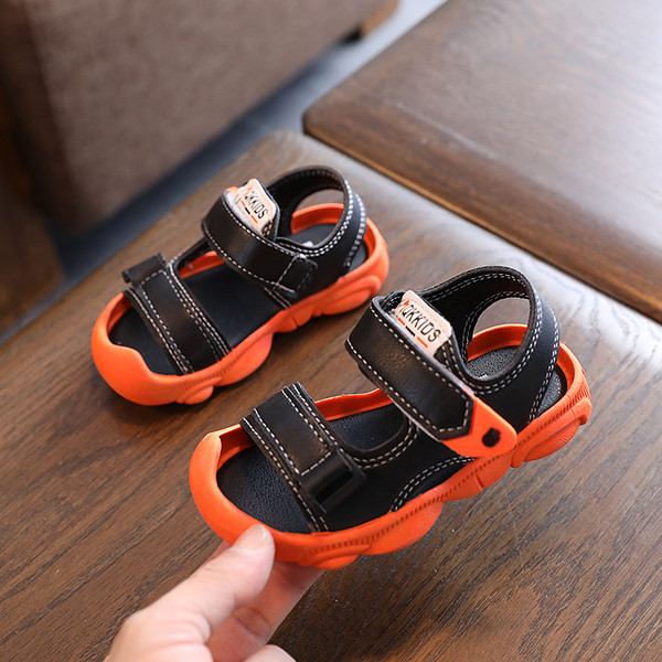 Dječje kožne sandale sa naljepnicama za djevojčice i dječake