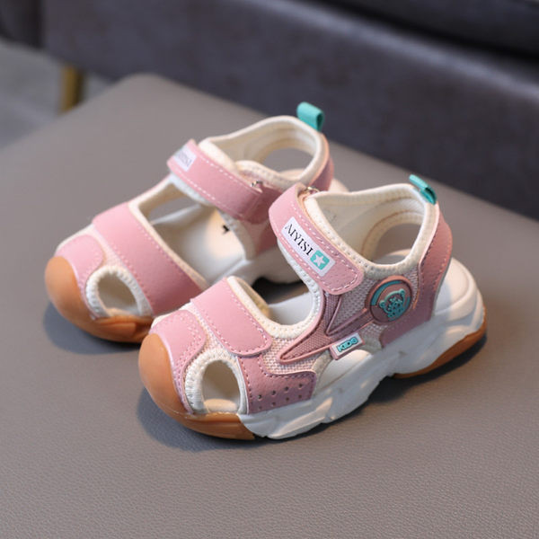 Dječje sandale sa naljepnicama za dječake i djevojčice - ravni potplat
