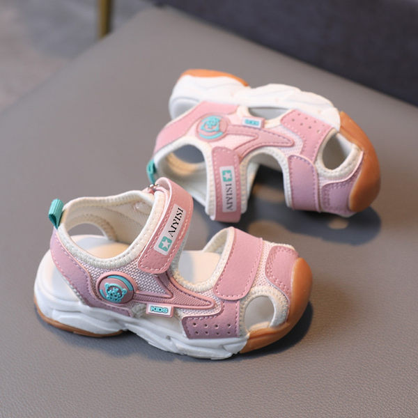 Dječje sandale sa naljepnicama za dječake i djevojčice - ravni potplat