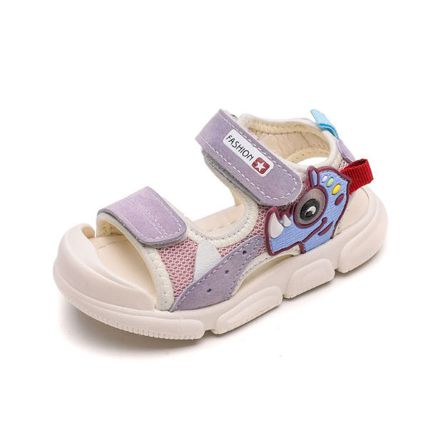 Moderne ljetne sandale s aplikacijom u boji