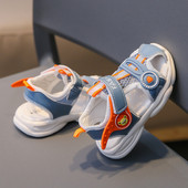 Dječje sandale s ravnim potplatom i mrežicom za djevojčice i dječake