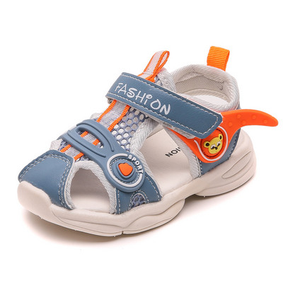 Dječje sandale s ravnim potplatom i mrežicom za djevojčice i dječake