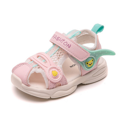 Dječje sandale s ravnim potplatom i mrežicom za djevojčice i dječake