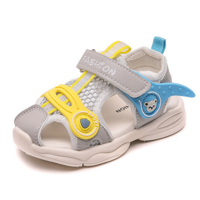 Dječje sandale s ravnim potplatom i mrežicom za djevojčice i dječake