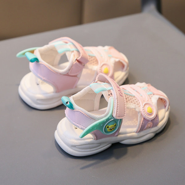 Dječje sandale s ravnim potplatom i mrežicom za djevojčice i dječake
