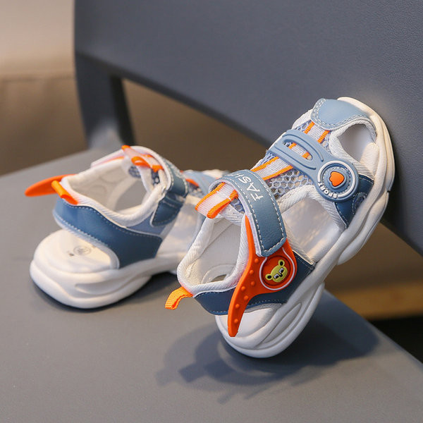 Dječje sandale s ravnim potplatom i mrežicom za djevojčice i dječake