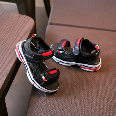 Παιδικά έκο δερμάτινα σανδάλια για κορίτσια και αγόρια με στερέωση velcro