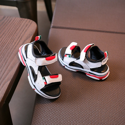 Παιδικά έκο δερμάτινα σανδάλια για κορίτσια και αγόρια με στερέωση velcro