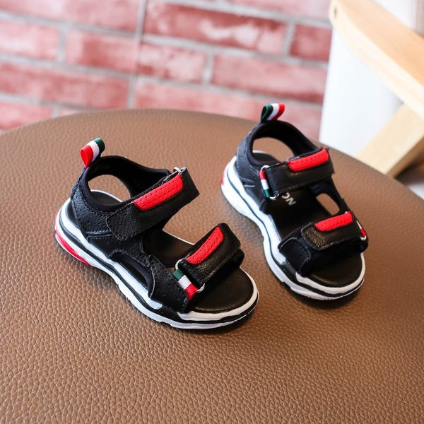 Παιδικά έκο δερμάτινα σανδάλια για κορίτσια και αγόρια με στερέωση velcro