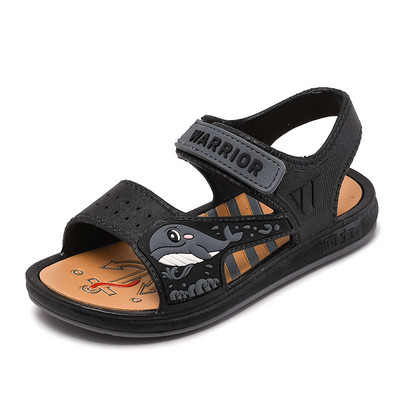 Παιδικά σανδάλια για αγόρια - με velcro και επιγραφές