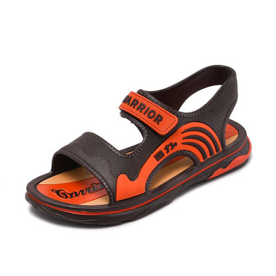 Παιδικά σανδάλια για αγόρια - με velcro και επιγραφές