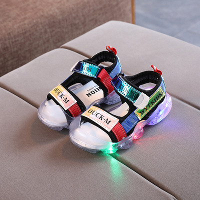 Svjetleće dječje sandale sa naljepnicama za dječake i djevojčice - više modela