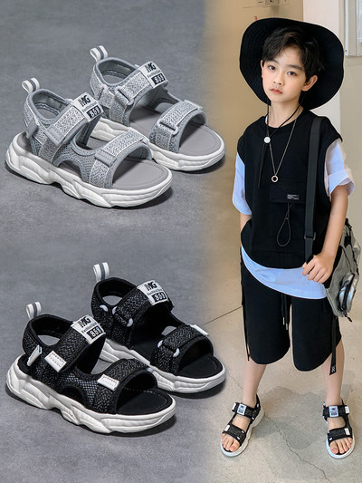 Παιδικά υφάσματα σανδάλια κατάλληλα για αγόρια