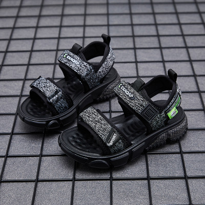 Ležerne dječje silikonske sandale sa naljepnicama