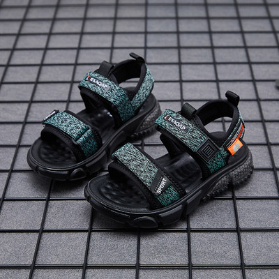 Ležerne dječje silikonske sandale sa naljepnicama