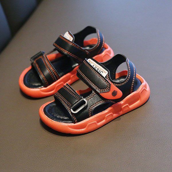 Dječje ležerne sandale s čičak zakrpama za dječake